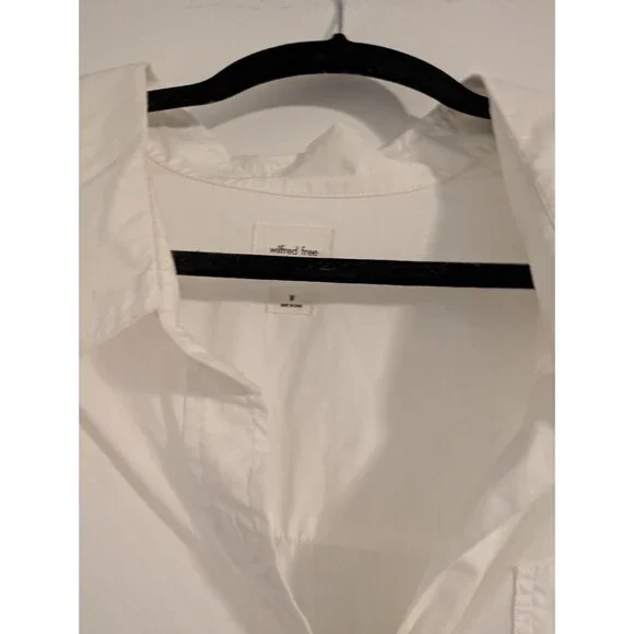 Wilfred Free Aritzia 100% Cotton Essential Oversized Oxford Shirt Button Down M - Picture 7 of 7